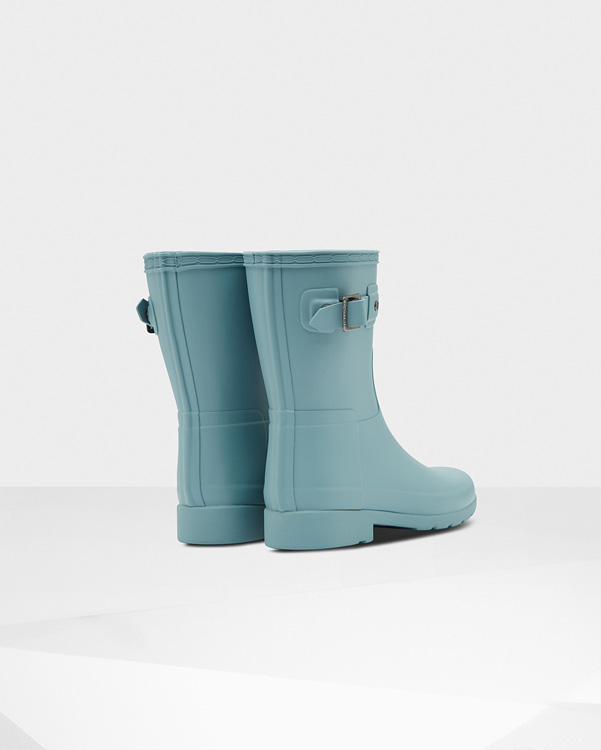  Hunter women's original refined short wellington boots : soft pine