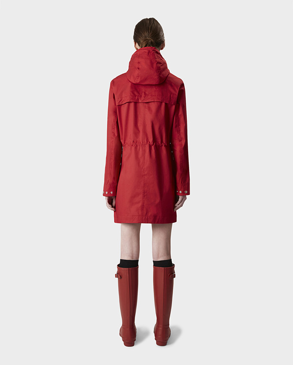  Hunter women's original cotton hunting coat : military red