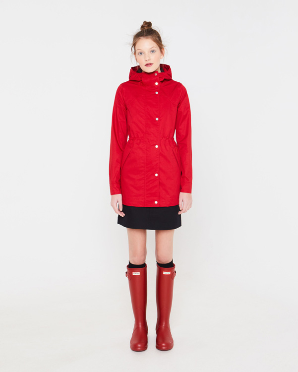  Hunter women's original cotton smock : military red