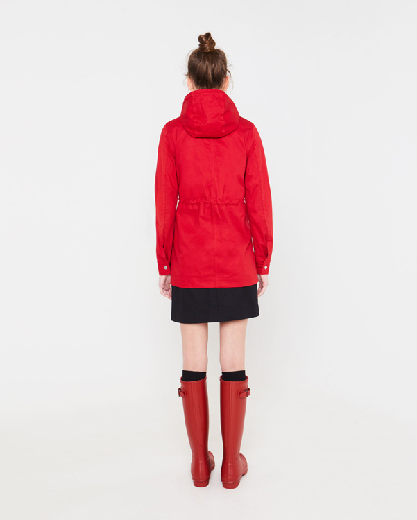  Hunter women's original cotton smock : military red