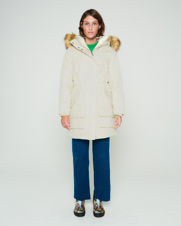  Hunter women's original insulated parka jacket : horn