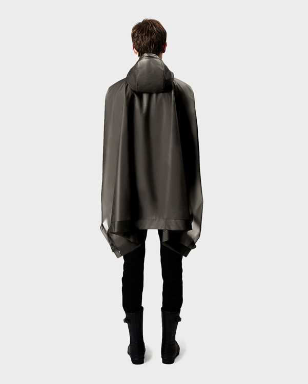  Hunter original vinyl poncho : dark slate