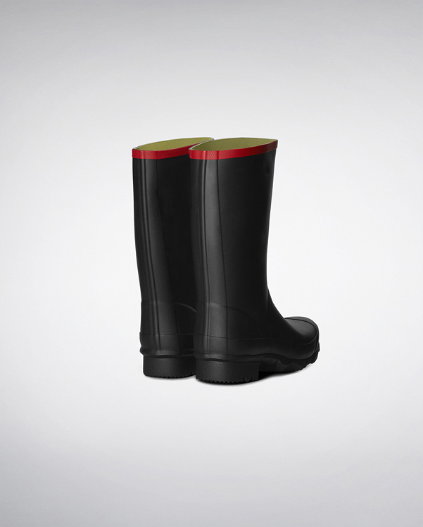  Hunter argyll short wellington boot : black