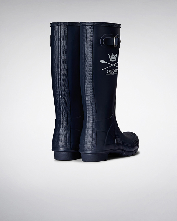  Hunter the official women's oxford boat race boots : navy