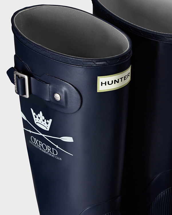  Hunter the official women's oxford boat race boots : navy