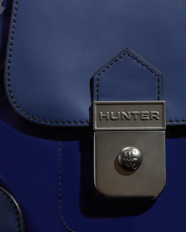  Hunter original refined leather mini backpack : neptune