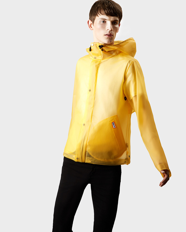  Hunter men's original vinyl windcheater : yellow