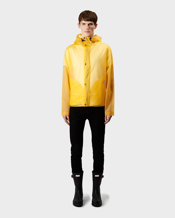  Hunter men's original vinyl windcheater : yellow