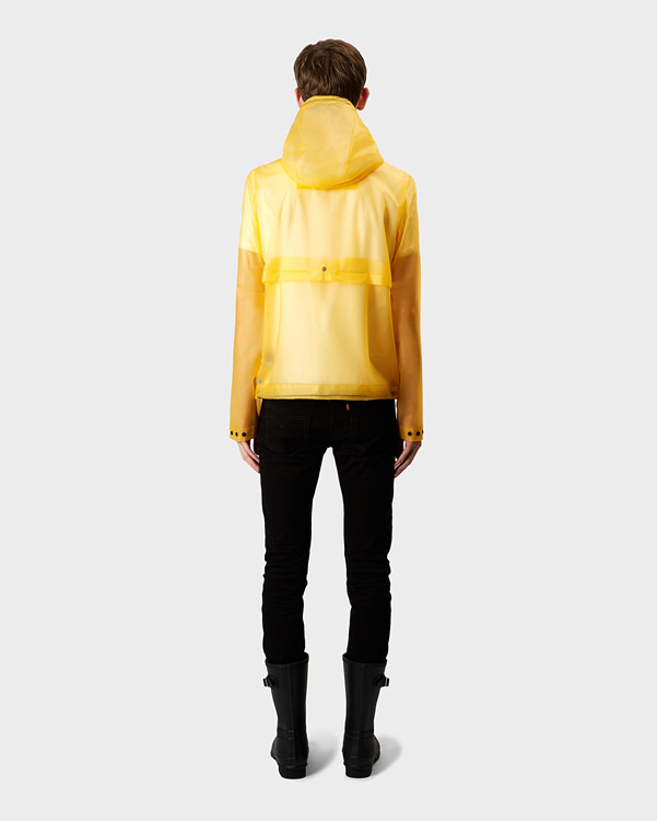  Hunter men's original vinyl windcheater : yellow