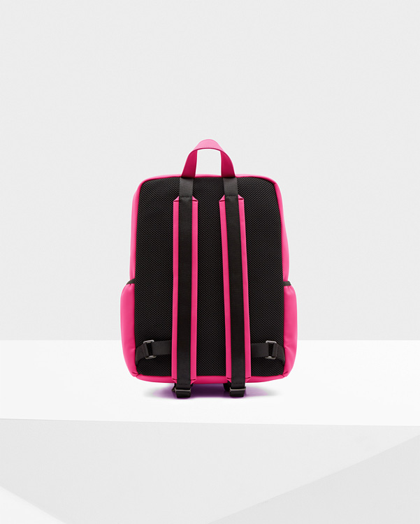  Hunter original rubberised backpack : bright pink