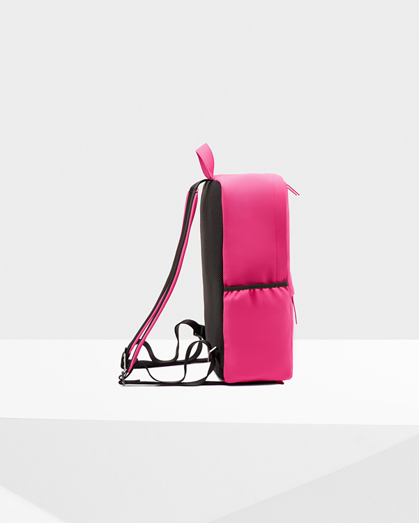  Hunter original rubberised backpack : bright pink