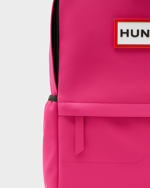  Hunter original rubberised backpack : bright pink