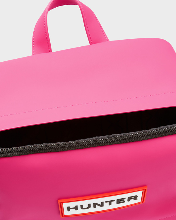  Hunter original rubberised backpack : bright pink