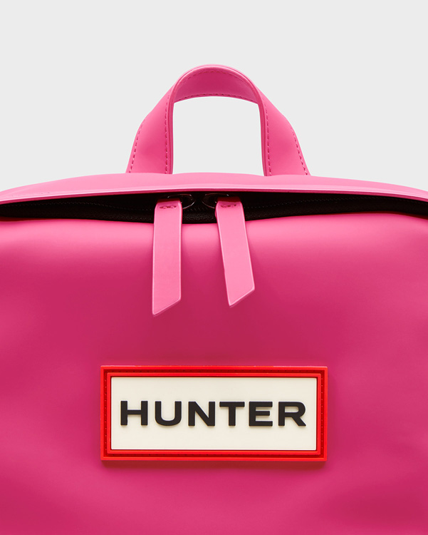  Hunter original rubberised backpack : bright pink