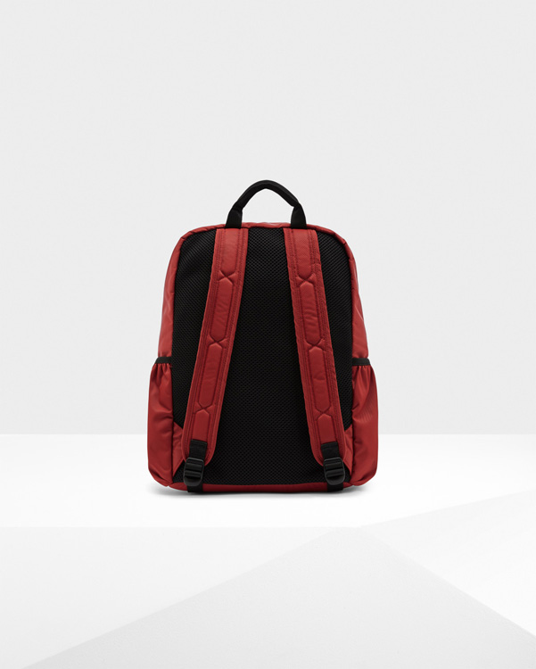  Hunter original nylon large backpack : military red