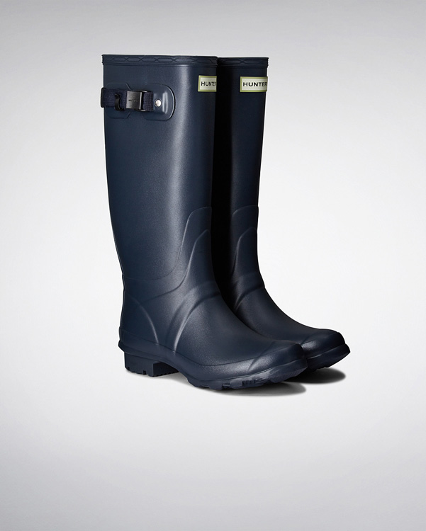  Hunter women's huntress wellington boots : navy