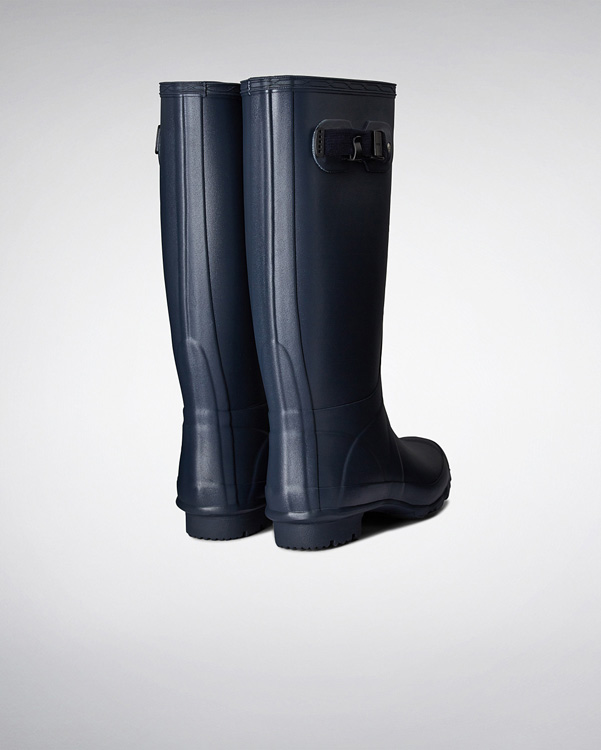  Hunter women's huntress wellington boots : navy