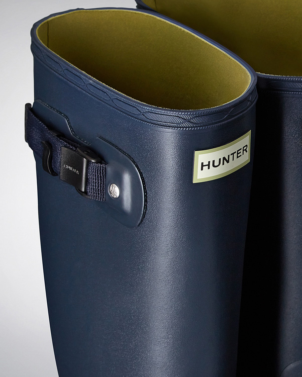  Hunter women's huntress wellington boots : navy