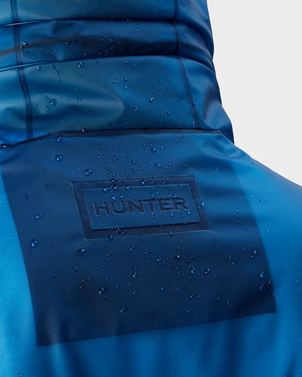  Hunter men's original vinyl windcheater : ocean blue