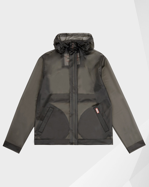  Hunter men's original vinyl windcheater : dark slate