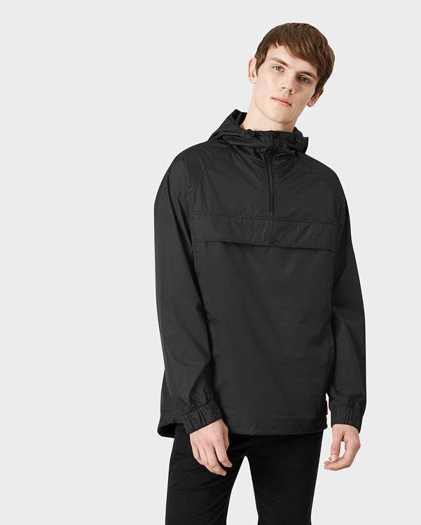  Hunter men's original packable cagoule : black