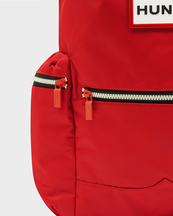  Hunter original top clip backpack - nylon : military red