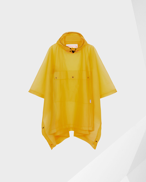  Hunter original vinyl poncho : yellow