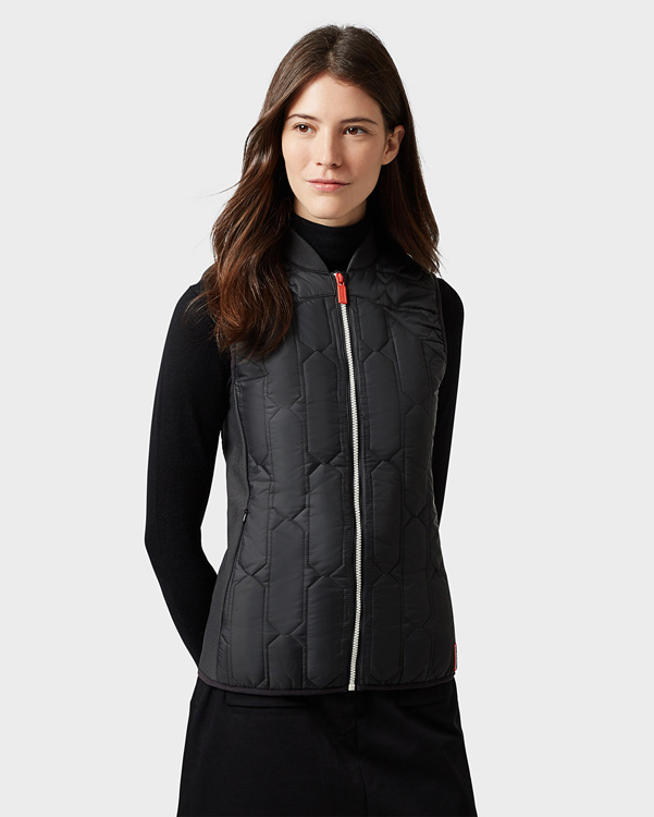  Hunter women's original midlayer gilet : black