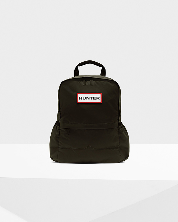  Hunter original nylon backpack : dark olive