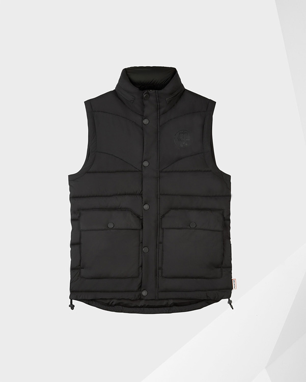  Hunter men's original puffer gilet : black