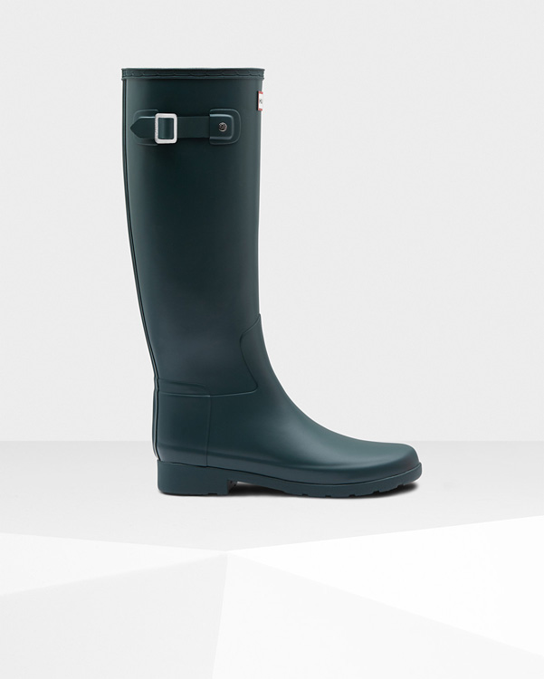  Hunter women's original refined wellington boots : ivy