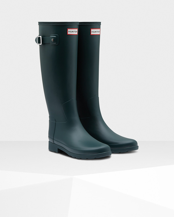  Hunter women's original refined wellington boots : ivy