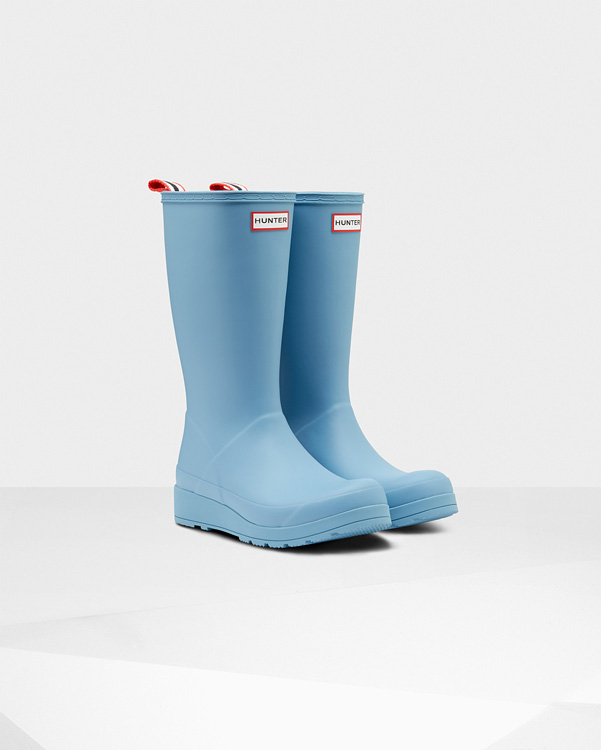  Hunter original play tall wellington boots : pale blue