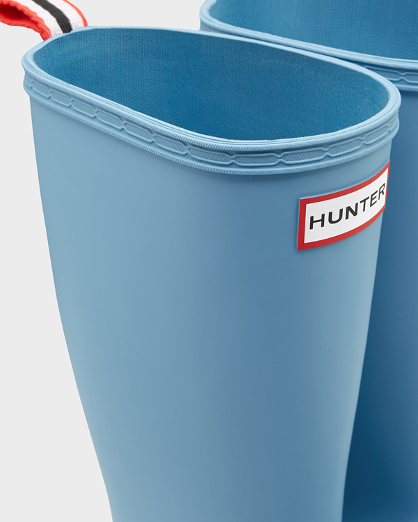  Hunter original play tall wellington boots : pale blue