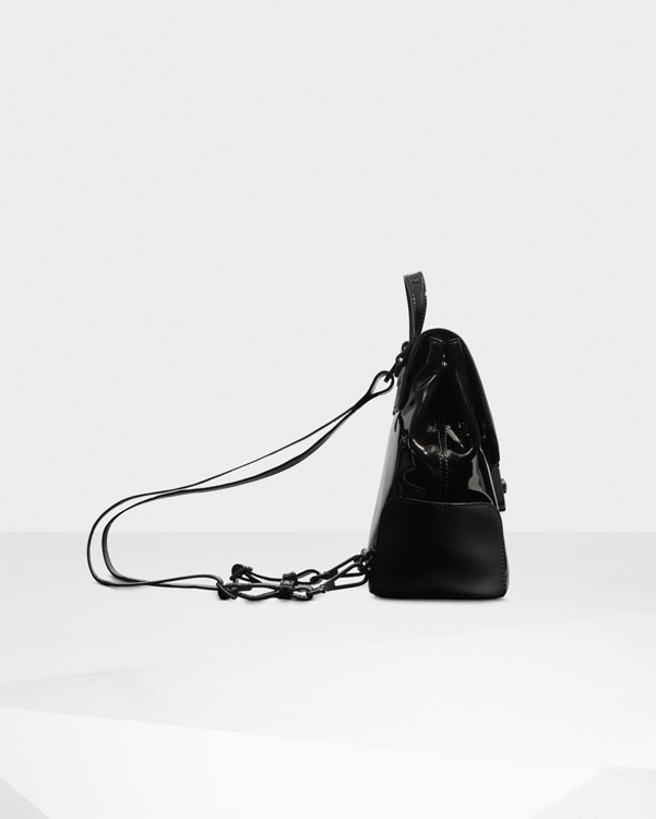  Hunter original refined leather mini backpack : black