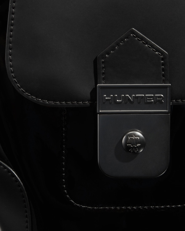  Hunter original refined leather mini backpack : black