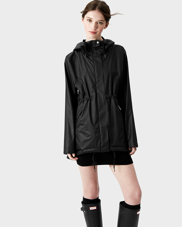  Hunter women's original vinyl smock : black