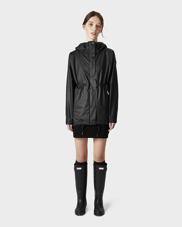  Hunter women's original vinyl smock : black