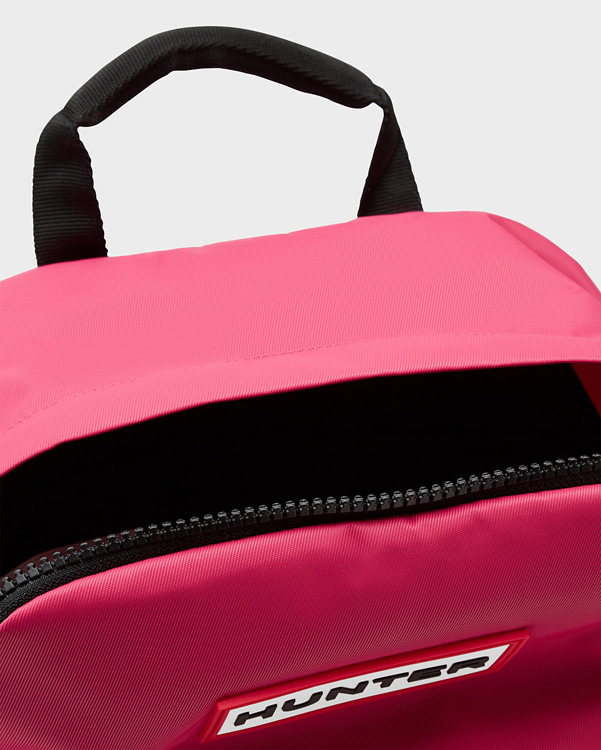  Hunter original nylon backpack : bright pink