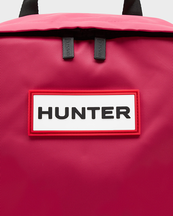  Hunter original nylon backpack : bright pink