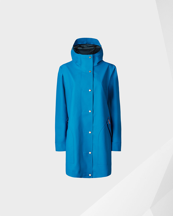  Hunter women's original rubberised hunting coat : ocean blue