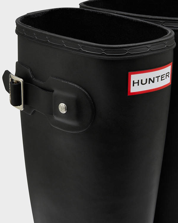  Hunter women's original tour wellington boots : black