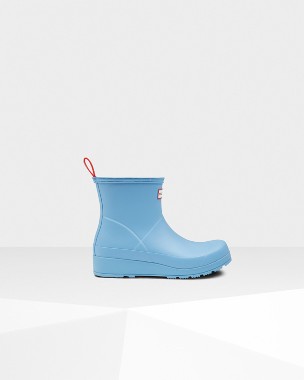  Hunter original play short wellington boots : pale blue