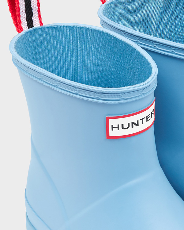  Hunter original play short wellington boots : pale blue