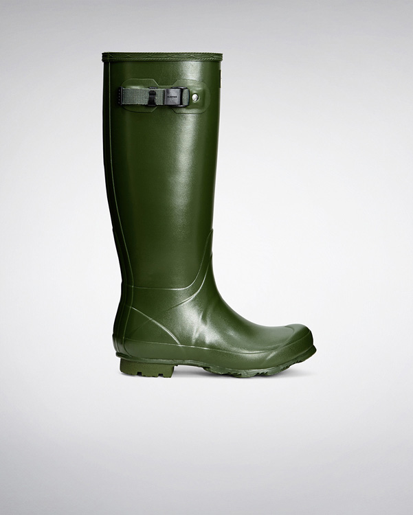  Hunter women's norris field wellington boots : vintage green