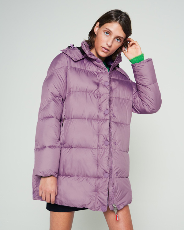  Hunter women's original puffer coat : thistle