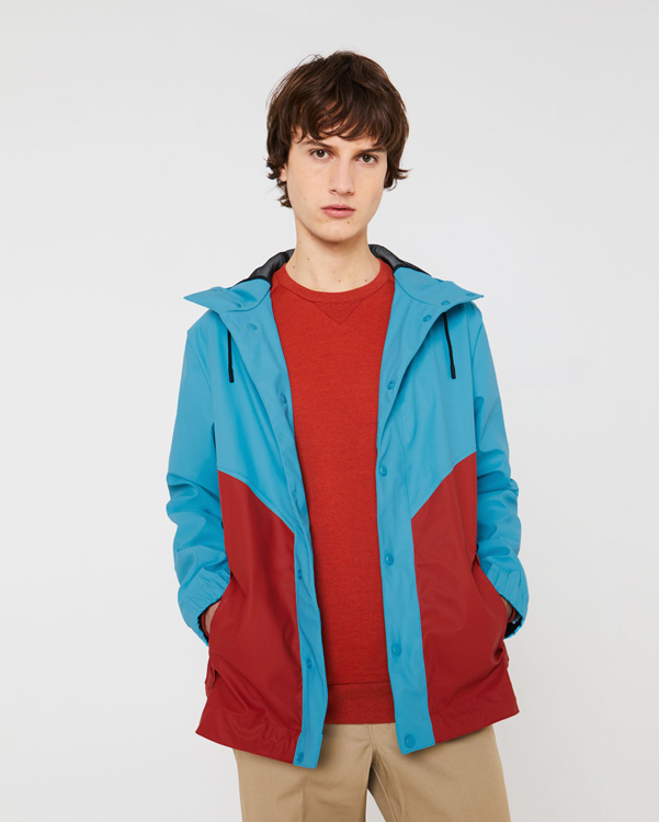  Hunter men's original lightweight rubberised anorak : pool/brick