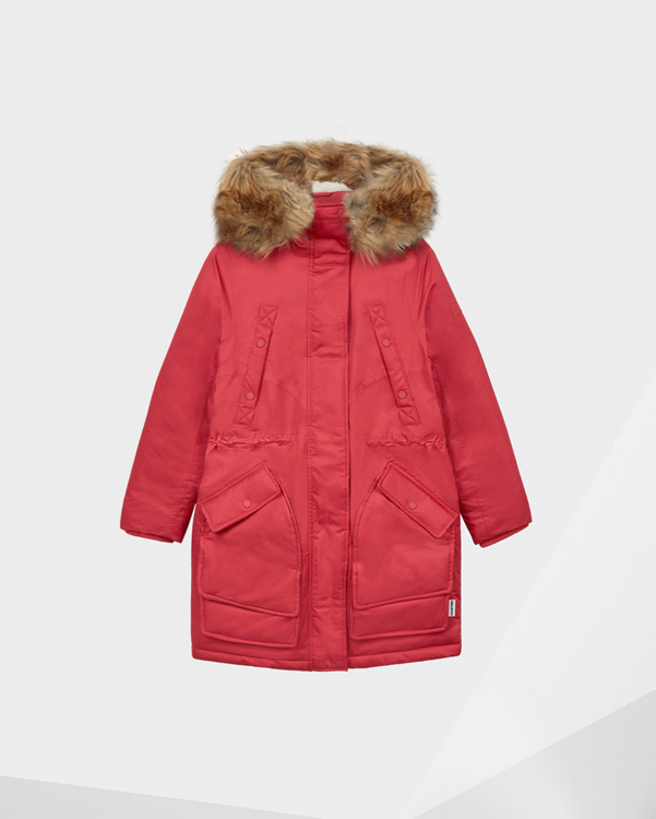  Hunter women's original insulated parka jacket : flare