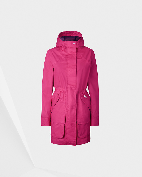  Hunter women's original cotton hunting coat : bright pink