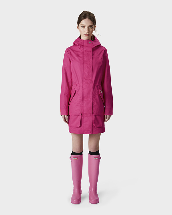  Hunter women's original cotton hunting coat : bright pink